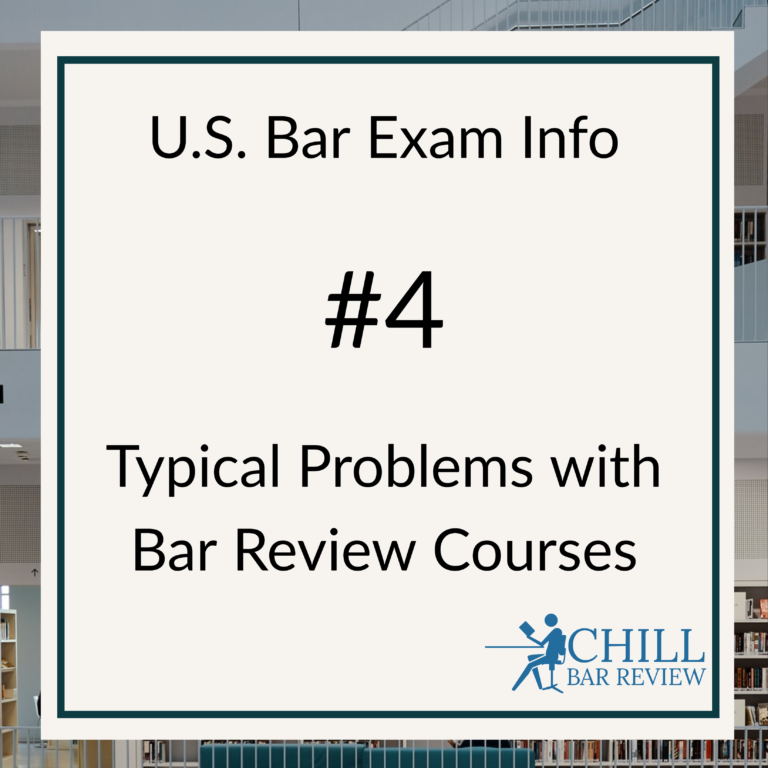 4. Typical Bar Review Course Problems